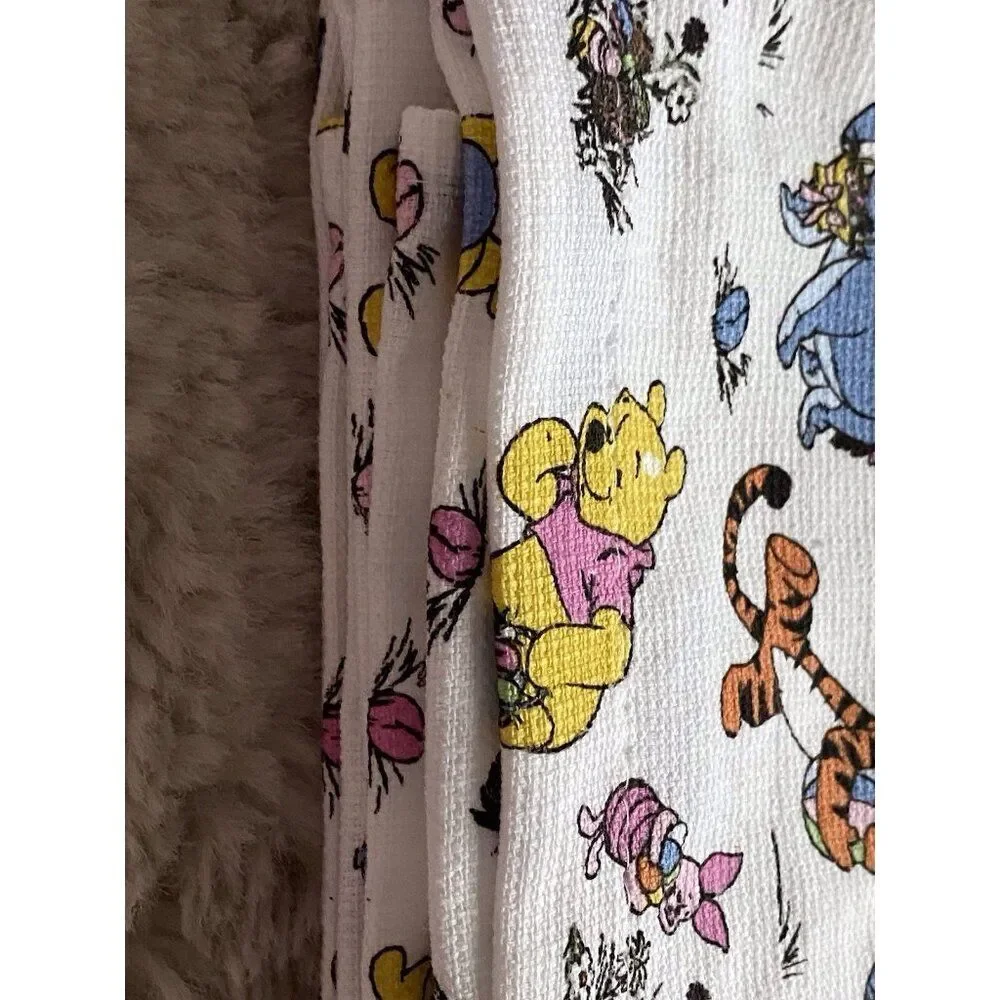 2 Pack Disney Winnie the Pooh & Friends Easter Kitchen Towels 16‎ X 26” NEW